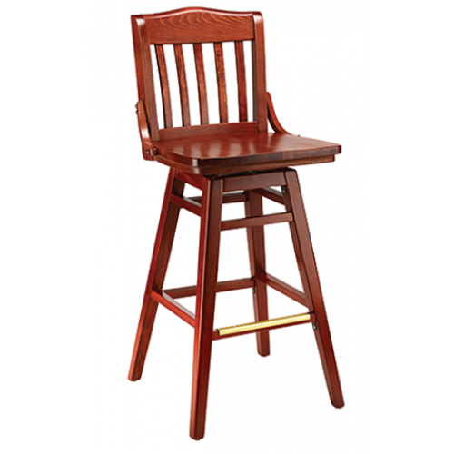Metal Traditional-Rail Back Bar Stool · CMBS-8WFGVT