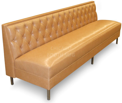 Wood Padded Back Booth · CMBH-86Y9WJ
