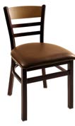Metal Open-Slat Back Chair and Stool Seating · CMCH-HR3G3S