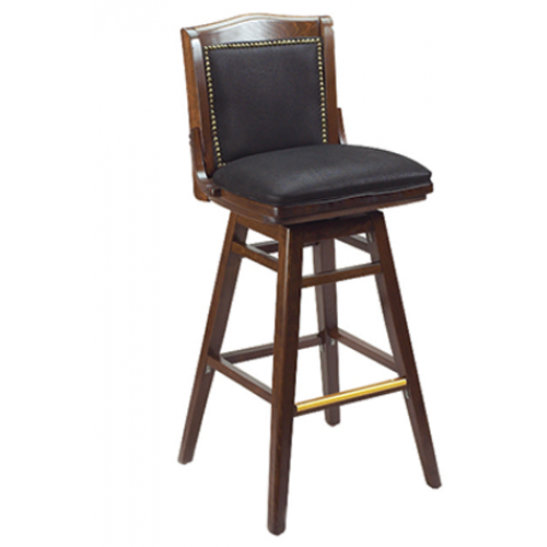 Metal Traditional-Rail Back Bar Stool · CMBS-N9KJBT