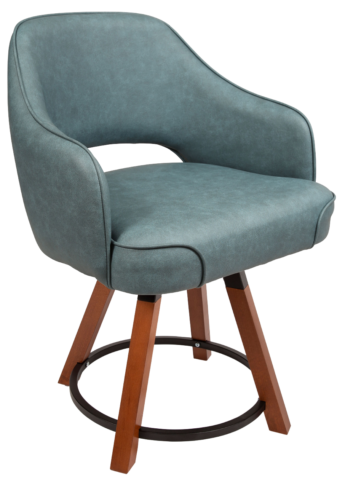 Wood Contoured Back Chair and Stool Seating · CMCH-KFA3TS