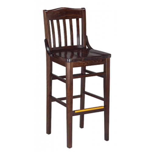 Metal Traditional-Rail Back Bar Stool · CMBS-LRMDJ5