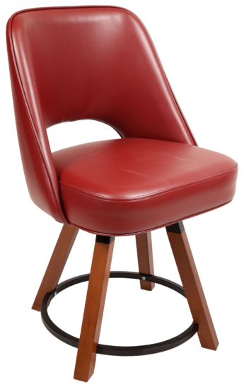 Wood Contoured Back Chair and Stool Seating · CMCH-7F7CKY