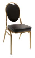 Metal Elliptical Back Chair · CMCH-BKWKXX