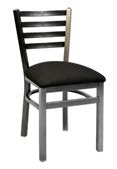 Metal Horizontal-Rail Back Chair and Stool Seating · CMCH-EWX4AM